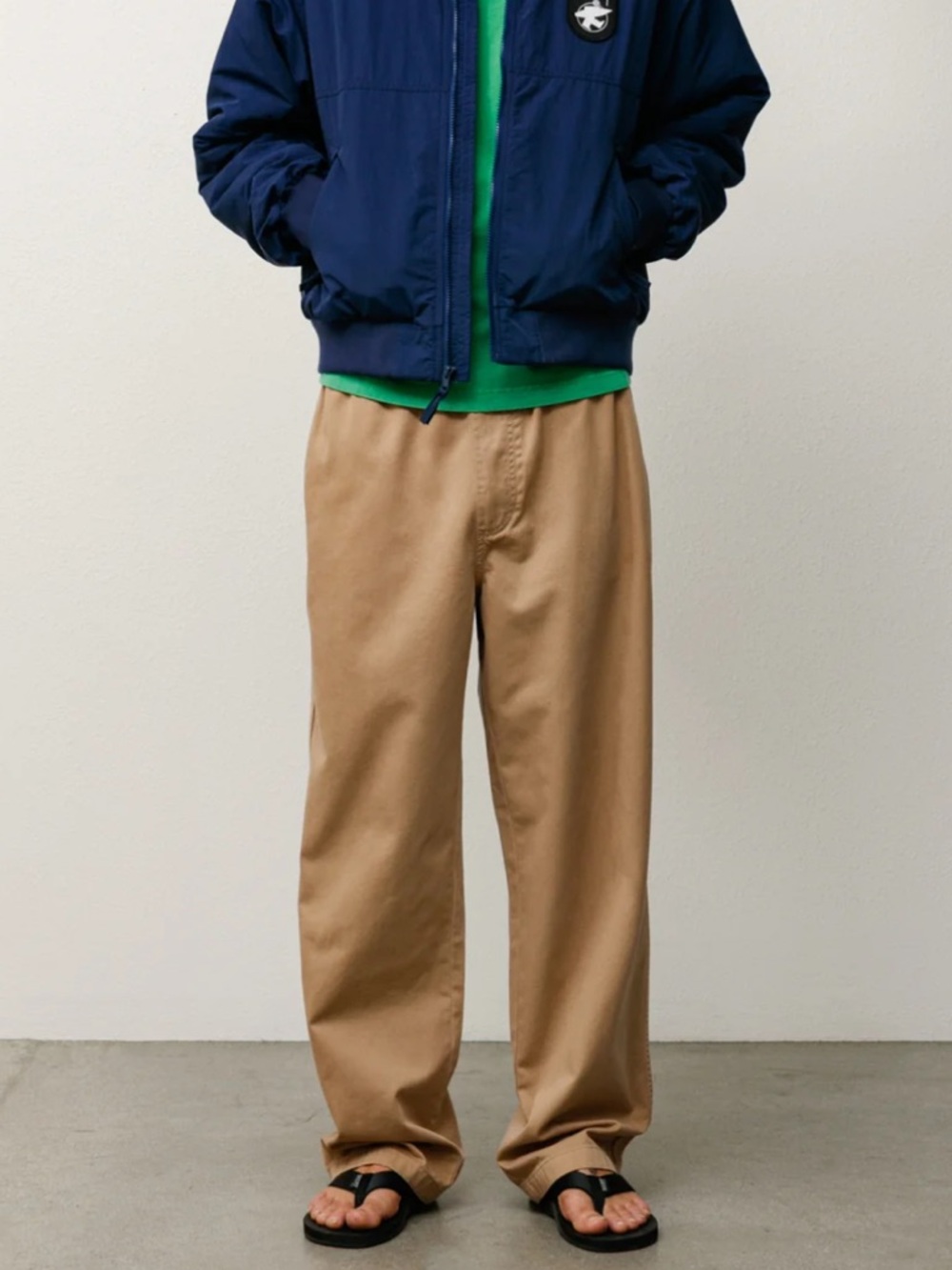 Stussy BEACH PANT COTTON TWILL pants khaki